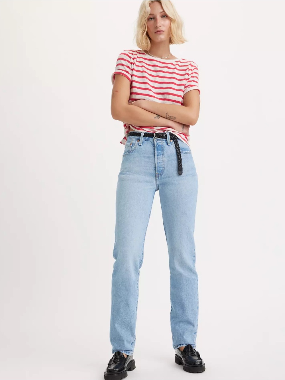 Levi’s 501 Classic Light Blue High-Rise Women’s Jeans